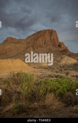 Studie Butte, Brewster County, Texas, USA Stockfoto