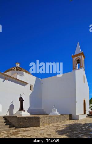 Sant Joan de Labritja Kirche, Ibiza, Balearen, Spanien Stockfoto