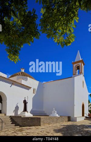 Sant Joan de Labritja Kirche, Ibiza, Balearen, Spanien Stockfoto