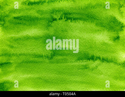 Grüne abstraktes Aquarell Hintergrund Stockfoto