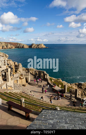 Das Minack Theatre, Porthcurno, Cornwall Stockfoto