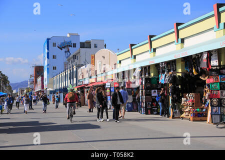 Ocean Front Walk, Venice Beach, Los Angeles, Kalifornien, USA Stockfoto