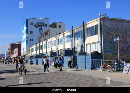 Ocean Front Walk, Venice Beach, Los Angeles, Kalifornien, USA Stockfoto