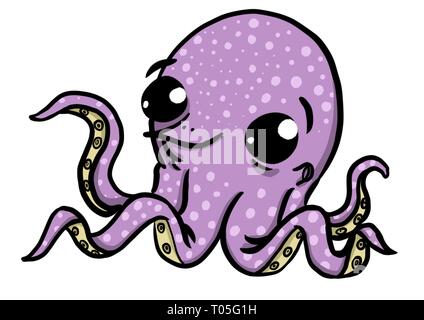 Cute Octopus illustration Stockfoto