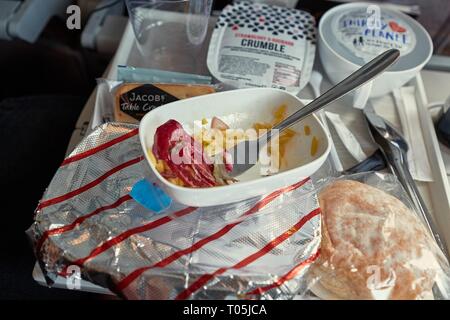 Airline-Nahrung Stockfoto