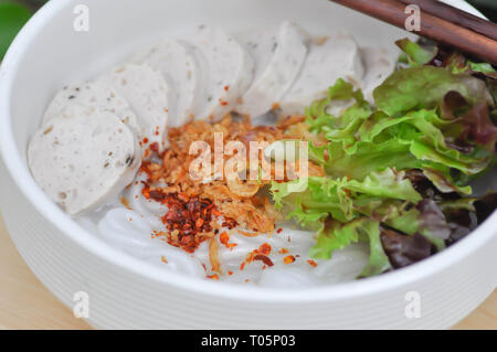 Nudeln, Thai Nudel- oder Wurst Nudeln Stockfoto