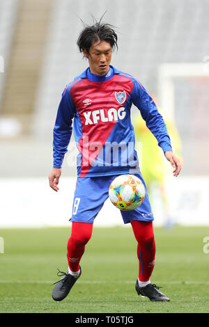 Tokio, Japan. 17 Mär, 2019. Yojiro Takahagi (FC Tokyo), 17. MÄRZ 2019 - Fußball: 2019 J 1 League Spiel zwischen dem FC Tokyo 1-0 Nagoya Grampus in Tokio, Japan. Credit: YUTAKA/LBA SPORT/Alamy leben Nachrichten Stockfoto