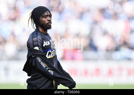 Rom, Italien. 17 Mär, 2019. Gervinho von Parma in der Serie A Match zwischen Latium und Parma Calcio 1913 im Stadio Olimpico, Rom, Italien Am 17. März 2019. Credit: Giuseppe Maffia/Alamy leben Nachrichten Stockfoto