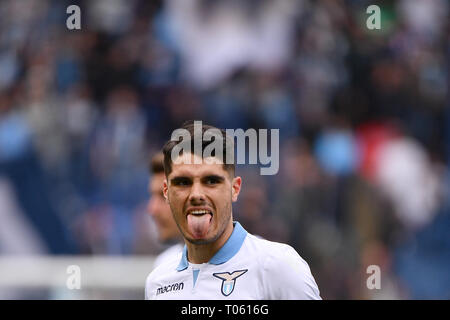 Rom, Italien. 17 Mär, 2019. Foto Alfredo Falcone - LaPresse 17/03/2019 Roma (Italia) Sport - CalcioLazio ParmaCampionato di Calcio Serie A Tim 2018 2019 - Stadio Olimpico di RomaNella Foto: netoPhoto Alfredo Falcone - LaPresse 17/03/2019 Rom (Italien) Sport ParmaItalian SoccerLazio-Fußball-Liga einen Tim 2018 2019 - Olympiastadion von RomaIn der Pic: neto Credit: LaPresse/Alamy leben Nachrichten Stockfoto