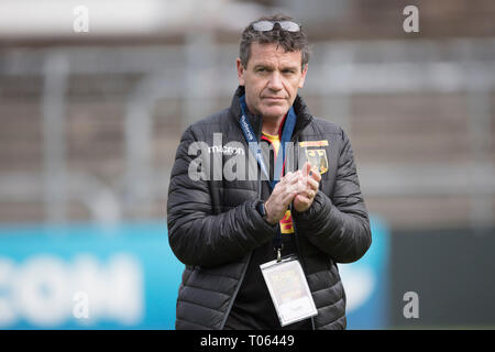 Köln, Deutschland. 17 Mär, 2019. Rugby: Europäische Meisterschaft, Abteilung 1A, Europa Meisterschaft 2019, Deutschland - Spanien, Spieltag 5: Trainer Mike Ford (Deutschland), Portrait. Foto: Jürgen Kessler/dpa Quelle: dpa Picture alliance/Alamy leben Nachrichten Stockfoto