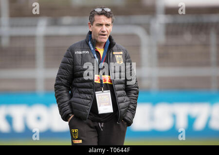 Köln, Deutschland. 17 Mär, 2019. Rugby: Europäische Meisterschaft, Abteilung 1A, Europa Meisterschaft 2019, Deutschland - Spanien, Spieltag 5: Trainer Mike Ford (Deutschland), Portrait. Foto: Jürgen Kessler/dpa Quelle: dpa Picture alliance/Alamy leben Nachrichten Stockfoto