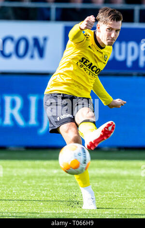 VENLO, Niederlande, 17-03-2019, Fußball, VVV Stadion De Koel, niederländischen Eredivisie, Saison 2018/2019, VVV Venlo player Moreno Rutten, während des Spiels VVV-PSV, Endstand: 0-1 Stockfoto