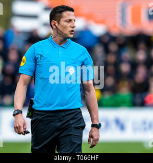 VENLO, Niederlande, 17-03-2019, Fußball, VVV Stadion De Koel, niederländischen Eredivisie, Saison 2018/2019, Schiedsrichter Jeroen Manschot, während des Spiels VVV-PSV, Endstand: 0-1 Stockfoto