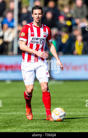 VENLO, Niederlande, 17-03-2019, Fußball, VVV Stadion De Koel, niederländischen Eredivisie, Saison 2018/2019,, während des Spiels VVV-PSV, Endstand: 0-1 Stockfoto