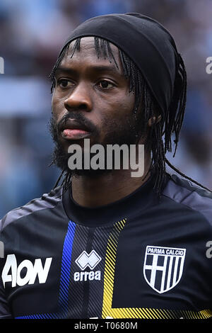 Rom, Italien. 17 Mär, 2019. Fußball Serie A Lazio Parma. Rom (Italien), 17. März 2019 Gervinho Credit: Unabhängige Fotoagentur/Alamy leben Nachrichten Stockfoto