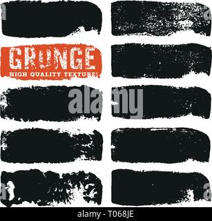 Grunge Texturen. Grobe Stempel Abdrucke. Abstract vector Hintergrund für Ihr Design Stock Vektor