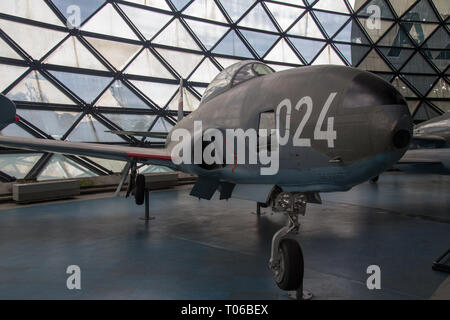 Lockheed ES-33 A-1 LO Flugzeug am Display in serbischen Aeronautical Museum in Belgrad Stockfoto