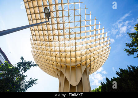 Erstaunlich Metropol Parasol an der Plaza de la Encarnacion in Sevilla, Spanien Stockfoto