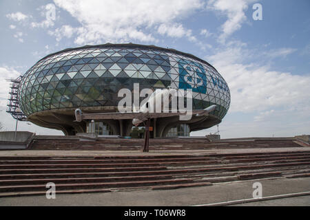 Gebäude von luftfahrttechnischen Museum in Belgrad, Serbien Stockfoto