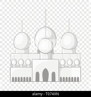 Moschee in VAE Symbol, Cartoon-Stil Stock Vektor