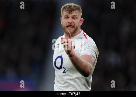 GEORGE KRUIS, England und Sarazenen, ENGLAND - SCHOTTLAND, GUINNESS sechs Nationen 2019, 2019 Stockfoto