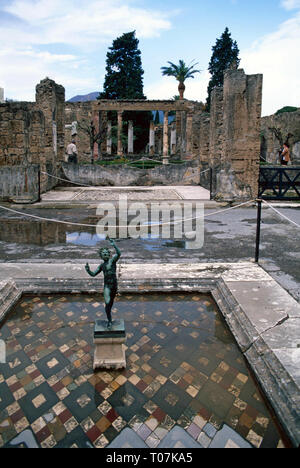 Haus des Faun, Pompeji, Italien Stockfoto