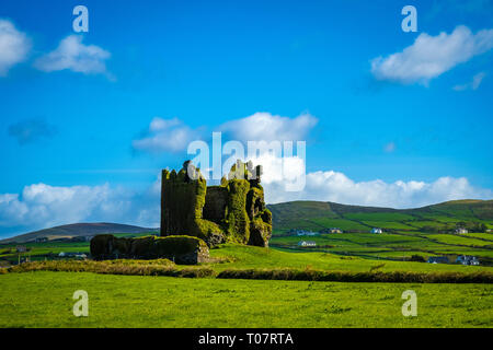 Ballycarberry Castle in der Nähe von Tipperary, Co Kerry, Irland Stockfoto