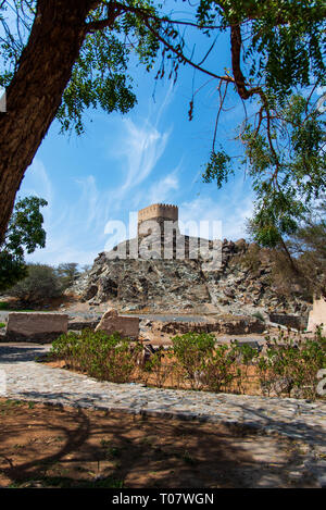 Al Bidiyah Fort im Emirat Fujairah in Vereinigte Arabische Emirate Stockfoto