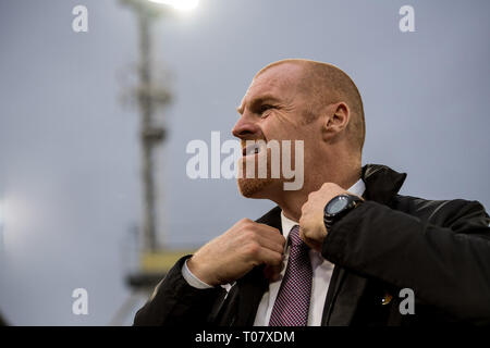 LONDON, ENGLAND - Dezember 01: Manager Sean Dyche von Burnley FC während der Premier League Match zwischen Crystal Palace und Burnley FC am Selhurst Park am 1. Dezember 2018 in London, Vereinigtes Königreich. (Foto von Sebastian Frej/MB Medien) Stockfoto