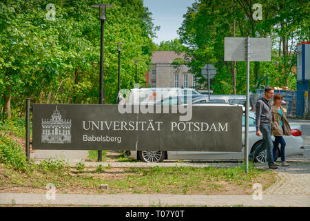 Universität Potsdam, Campus Griebnitzsee, August-Bebel-Straße, Babelsberg, Potsdam, Brandenburg, Deutschland Stockfoto