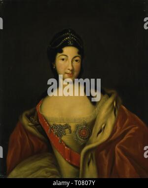 "Portrait von Tsarevna Anna Petrowna'. Russland, 18. Abmessungen: 83,5 x 70 cm. Museum: Staatliche Eremitage, St. Petersburg. Thema: Anonyme Künstler, erste Hälfte des 19. Jahrhunderts. Stockfoto