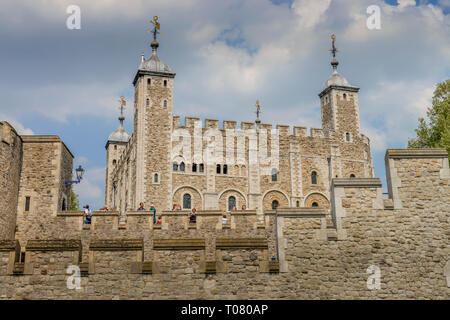 White Tower, Tower of London, London, England, Grossbritannien Stockfoto