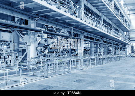 Fertigungsstraße der Automobilindustrie Produktion Werkstatt Stockfoto