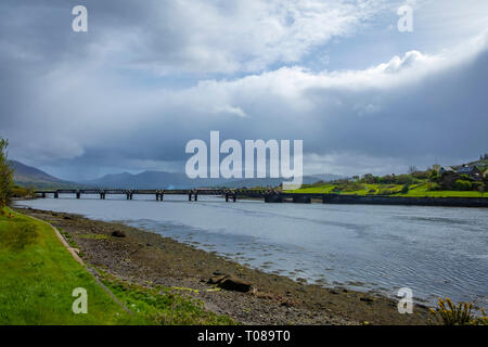 Wandern in Cahersiveen, Co Kerry, Irland Stockfoto