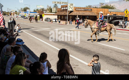 Die Lone Pine Parade in Kalifornien Stockfoto