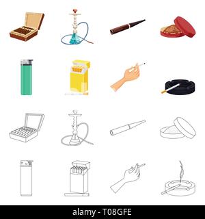 Zigarre, Hookah, Schnupftabak, leichter, Pack, Hand, Aschenbecher, Box, Shisha, Mundstück, Lieferung, Kunststoff, Sucht, arm, Glas, Paket, Bar, Halter, Metall, Halten, Zubehör, klassische, runde, flache, Pause, Filter, schlecht, Arabisch, Rauchen, offene Flammen, verweigern, Stop, anti, Gewohnheit, Zigaretten, Tabak, Gesundheit, Nikotin, Rauchen, Statistiken, Set, Vector, Icon, Illustration, isoliert, Sammlung, Design, Element, Grafik, Vektor, Vektoren, Stock Vektor