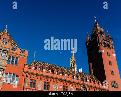 Basel Rathaus Stockfoto