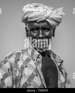 Der Mann auf den Dahlak-Inseln, Eritrea Stockfoto