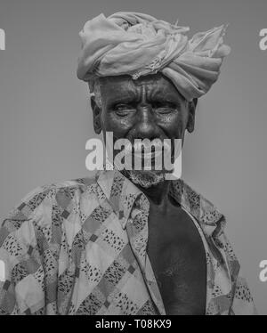 Der Mann auf den Dahlak-Inseln, Eritrea Stockfoto