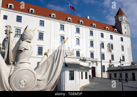 Burg von Bratislava, Bratislava, Slowakei Stockfoto