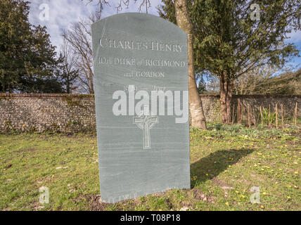 Charles Henry Gordon-Lennox, 10., Herzog von Richmond, 10 Herzog von Lennox, 10 Herzog von Aubigny und 5. Herzog von Gordon, starb, September 2017 Stockfoto