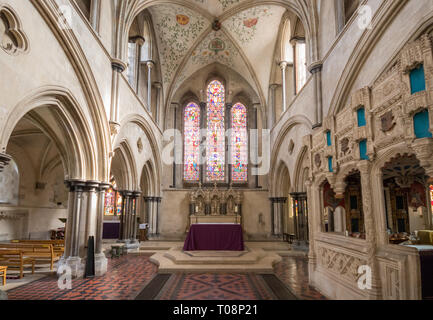 Die Kirche St. Maria und St. Blasius, Boxgrove in der Nähe von Chichester, West Sussex Stockfoto