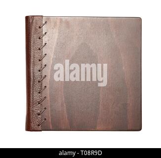 Buchen Sie auf weißem Hintergrund Stockfoto