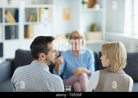 Paar im Streit Stockfoto