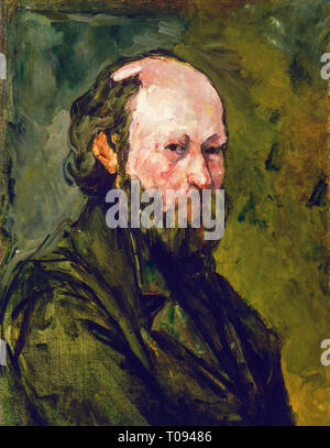 Paul Cézanne (1839 - 1906), Selbstbildnis, C. 1878 Stockfoto