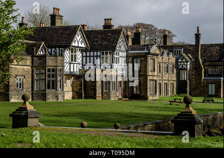 Smithills Hall, Smithills, Bolton. UK. Bild von Paul Heyes, Donnerstag, 14. März 2019. Stockfoto