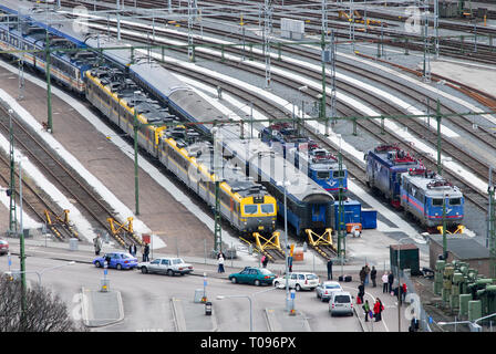 Göteborgs Göteborg Centralstationen (Hauptbahnhof) in Göteborg, Västra Götaland, Schweden. 14. März 2008 © wojciech Strozyk/Alamy Stock Foto Stockfoto