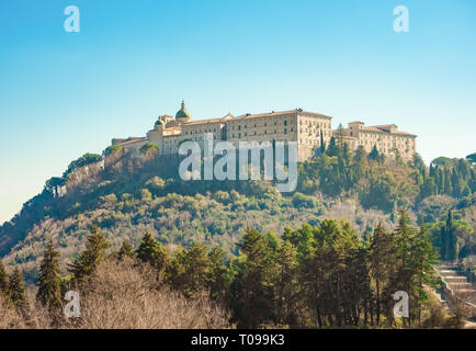 Montecassino (Italien) - Die Abtei Montecassino, auf Cassino Stadt Provinz Frosinone, ist das erste Haus der katholischen Orden der Benediktiner Stockfoto