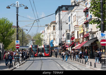 Türkei, Istanbul, Divanyolu, Blick nach Westen Stockfoto