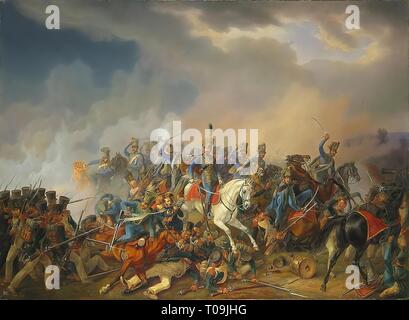 'Kampf'. Deutschland, 19. Abmessungen: 81 x 110 cm. Museum: Staatliche Eremitage, St. Petersburg. Autor: ALBRECHT ADAM. Stockfoto